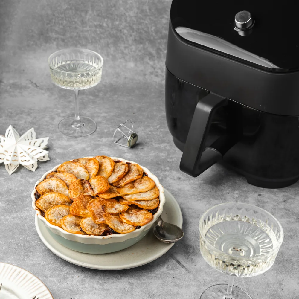Jablečný moučník připravený ve Vortex Plus ClearCook